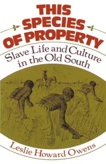This Species of Property: Slave Life and Culture in the Old South