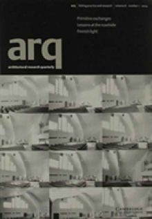 Arq: Architectural Research Quarterly: Volume 8, Part 1