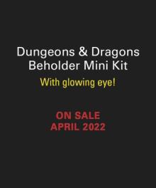 Dungeons & Dragons: Beholder Figurine: With Glowing Eye!