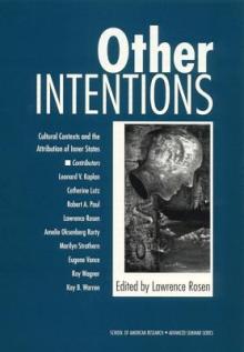 Other Intentions: Cultural Contexts and the Attribution of Inner States