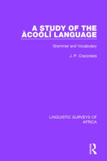 A Study of the col Language: Grammar and Vocabulary