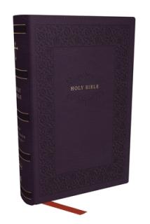 NKJV Compact Paragraph-Style Bible W/ 43,000 Cross References, Purple Leathersoft, Red Letter, Comfort Print: Holy Bible, New King James Version: Holy