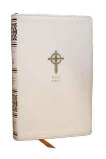 Nrsvce Sacraments of Initiation Catholic Bible, White Leathersoft, Comfort Print
