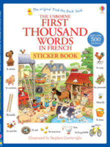 First Thousand Words in French Sticker Book