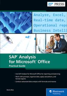SAP Analysis for Microsoft Office--Practical Guide