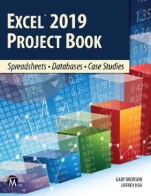 Excel 2019 Project Book: Spreadsheets - Databases - Case Studies