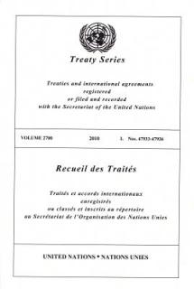 United Nations Treaty Series: Vol.2700,